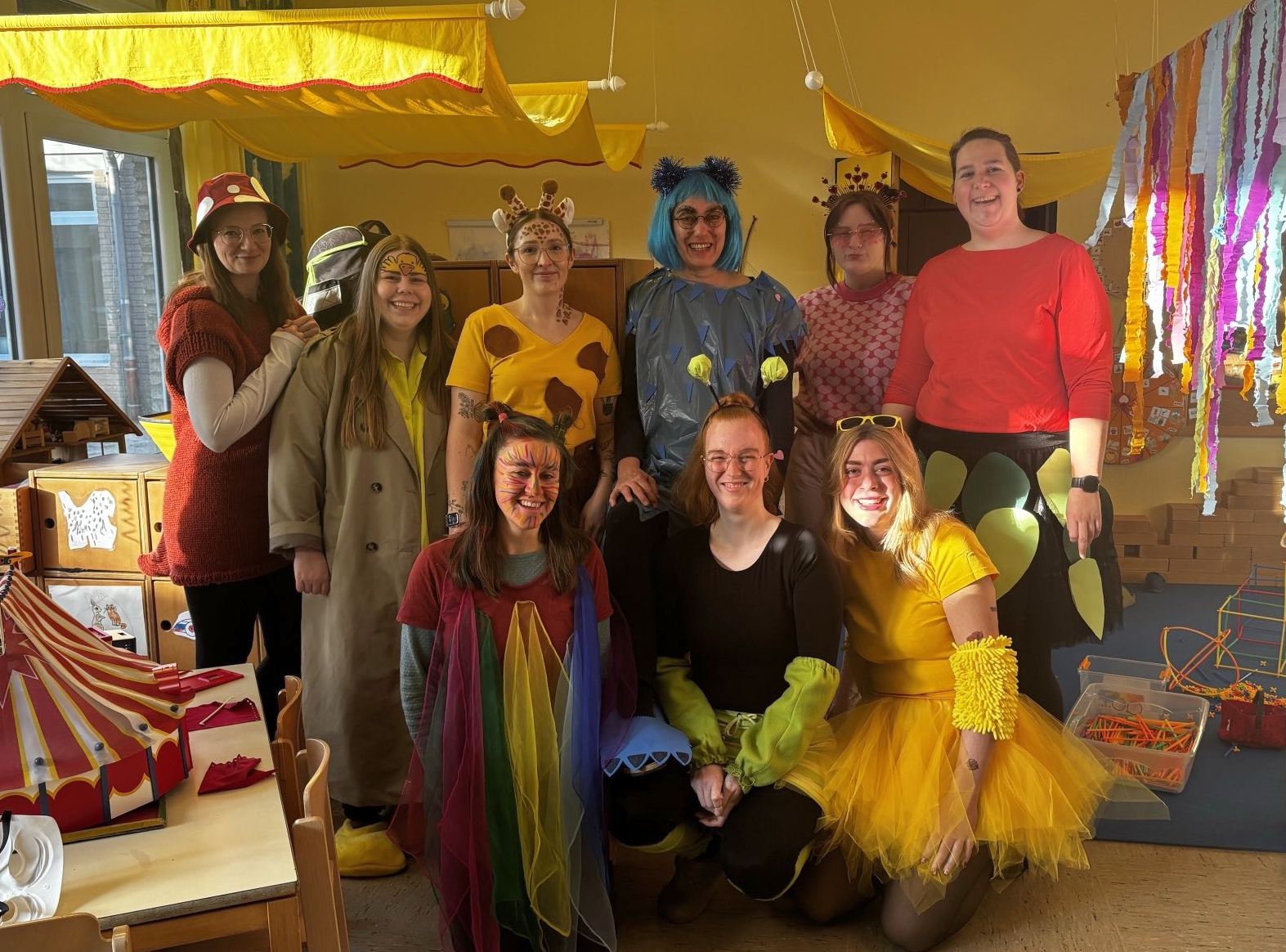 Fasching im Kindergarten am Moortief